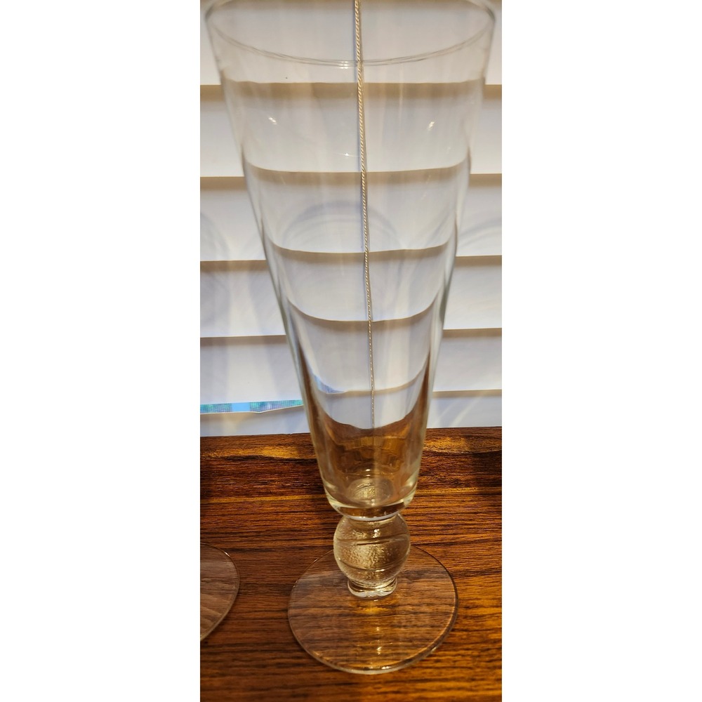 VTG Sports Pilsner Beer Glasses Set of 4 Basketball Baseball Golf Bar Man Cave - Picture 6 of 9